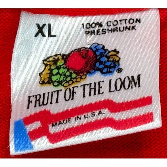 Fruit Of The Loom Vtg Made In USA 1992‎ Indiana Hoosiers NCAA Final 4 T-Shirt XL - Picture 4 of 11
